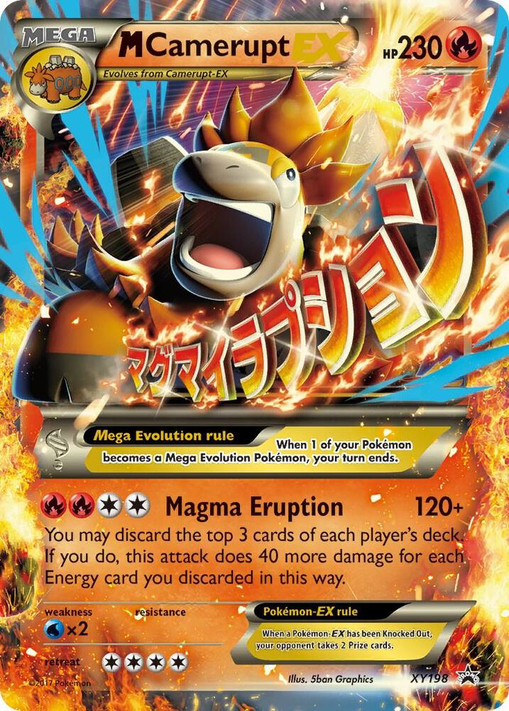 M Camerupt EX - XY198 [XY Promos] XY198