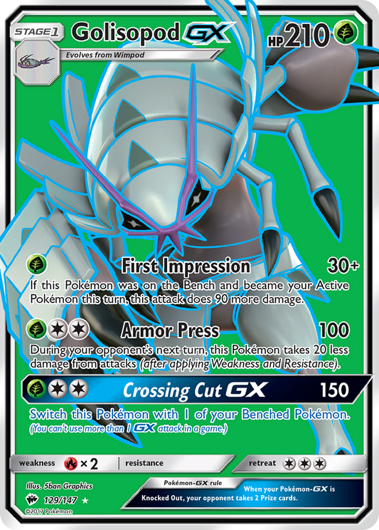 Golisopod-GX - 129/147 Burning Shadows