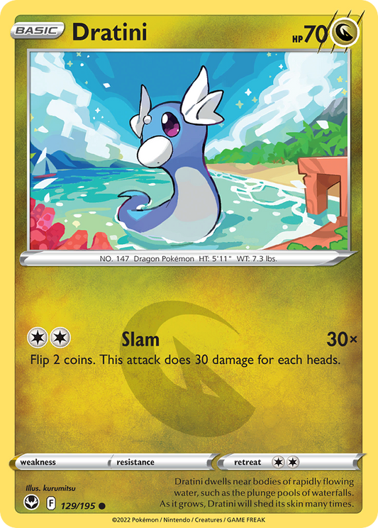 Dratini - 129/195 Silver Tempest