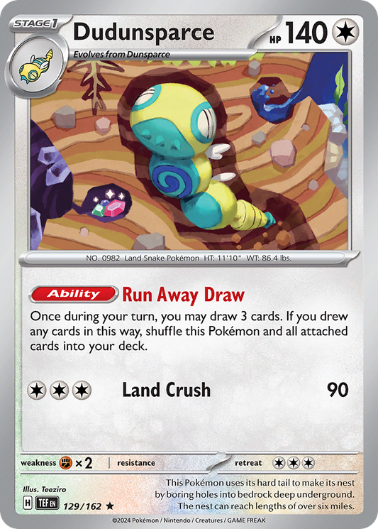 Dudunsparce - 129/162 Temporal Forces