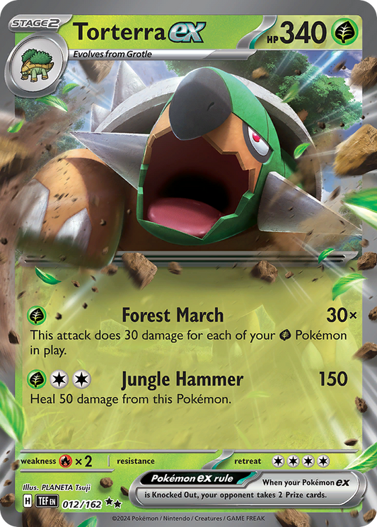 Torterra ex - 12/162 Temporal Forces