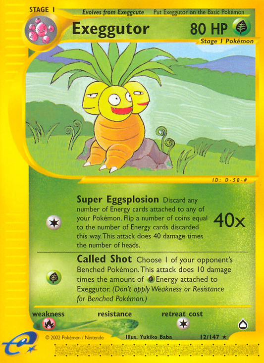 Exeggutor - 12/147 Aquapolis