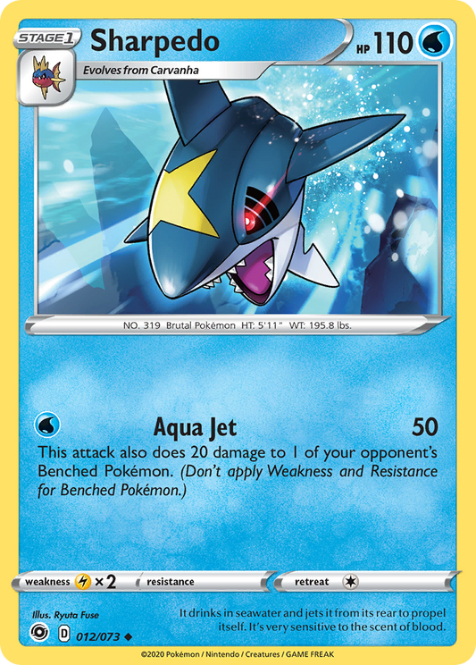 Sharpedo - 12/73 Champion's Path