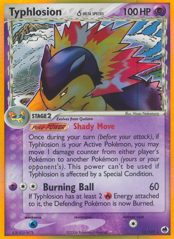 Typhlosion δ - 12/101 Dragon Frontiers