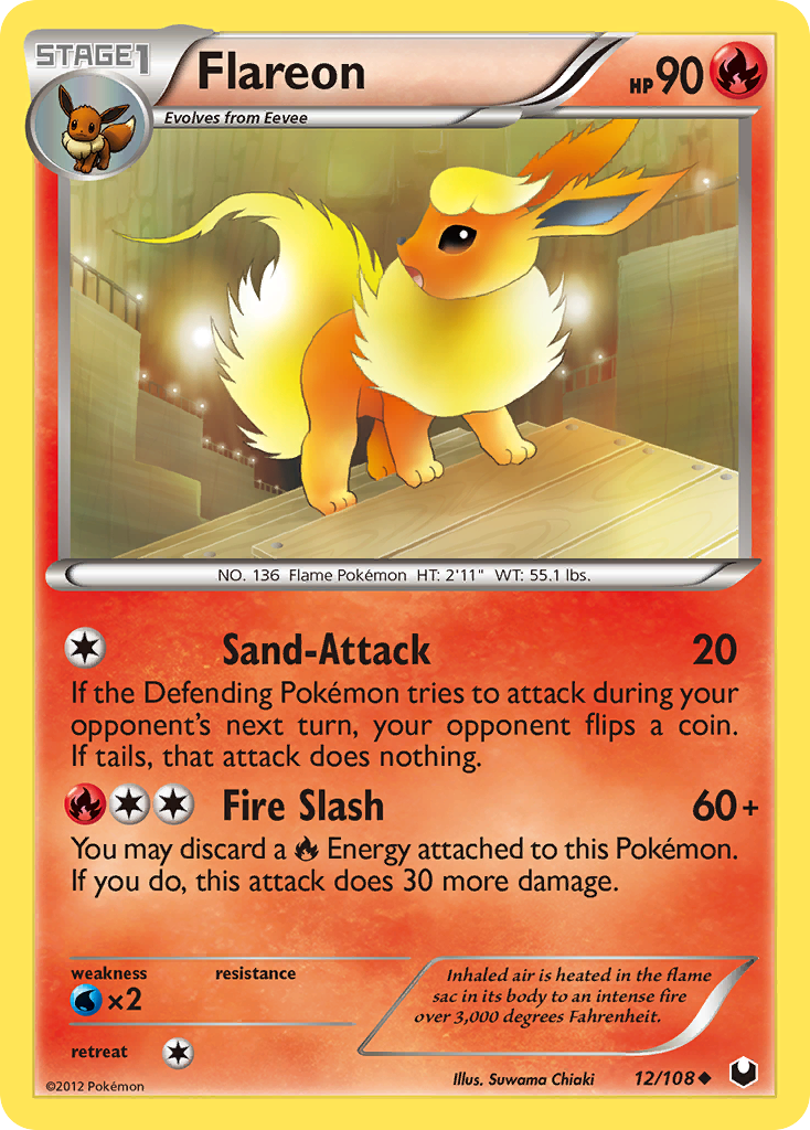 Flareon - 12/108 Dark Explorers