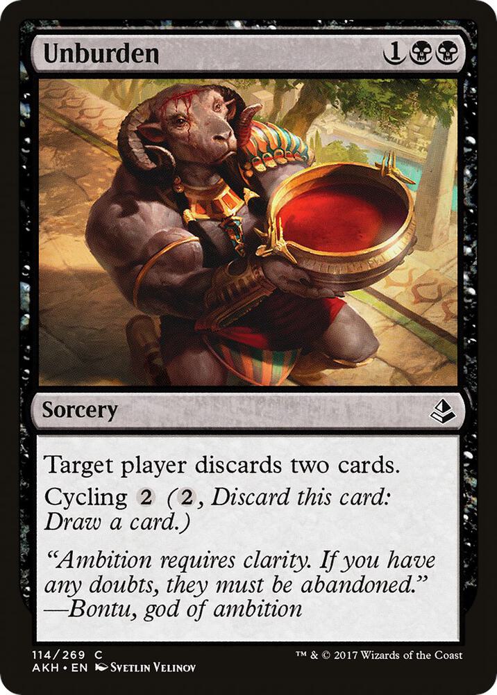 Unburden [Amonkhet] 114