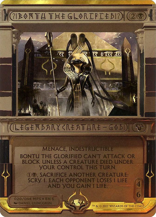 Bontu the Glorified [Masterpiece Series: Amonkhet Invocations] 20
