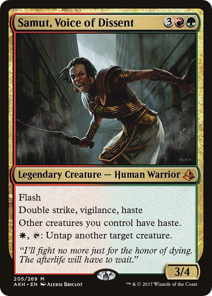 Samut, Voice of Dissent [Amonkhet] 205