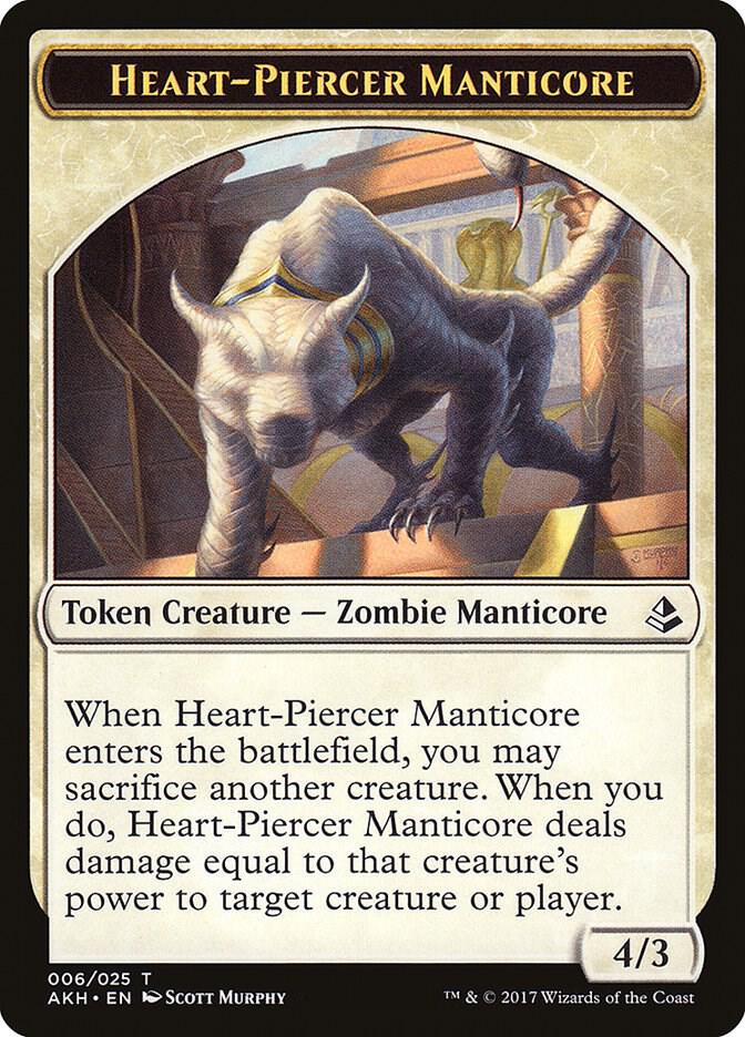 Heart-Piercer Manticore Token [Amonkhet] 6