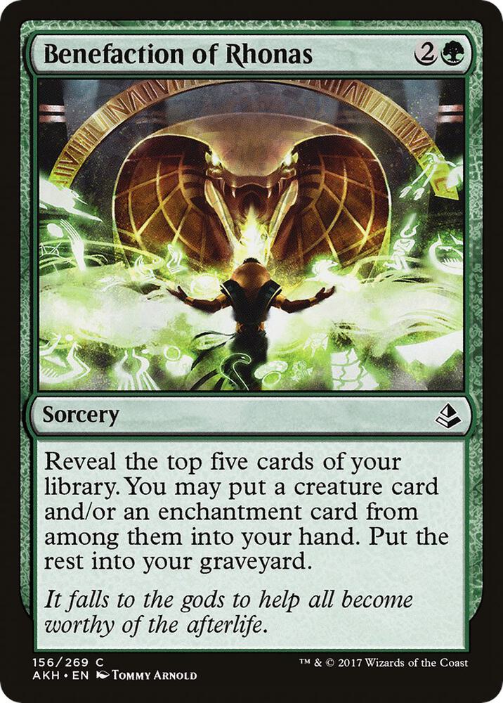 Benefaction of Rhonas [Amonkhet] 156
