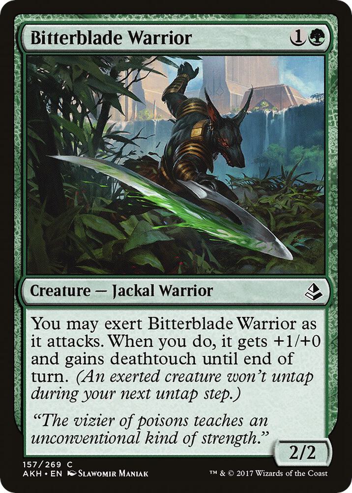 Bitterblade Warrior [Amonkhet] 157