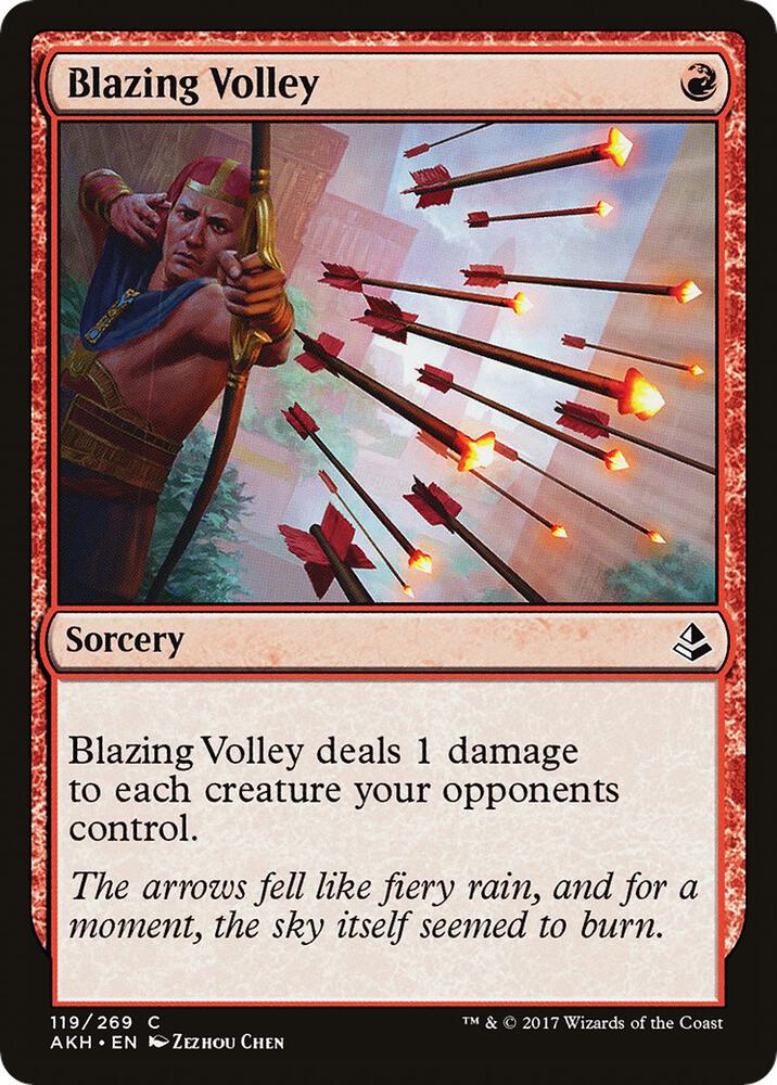 Blazing Volley [Amonkhet] 119