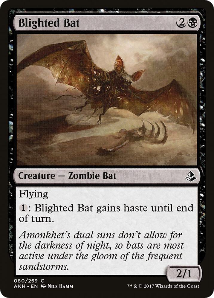 Blighted Bat [Amonkhet] 80
