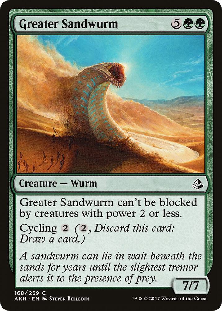 Greater Sandwurm [Amonkhet] 168