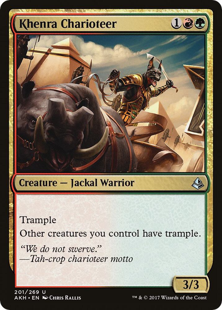 Khenra Charioteer [Amonkhet] 201