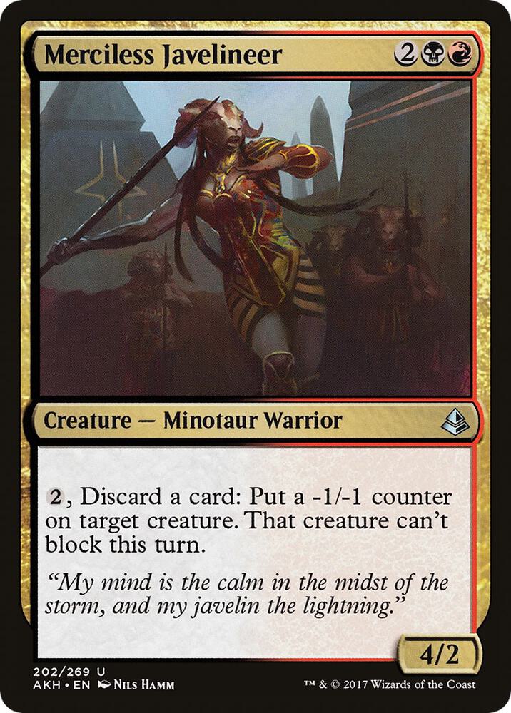 Merciless Javelineer [Amonkhet] 202