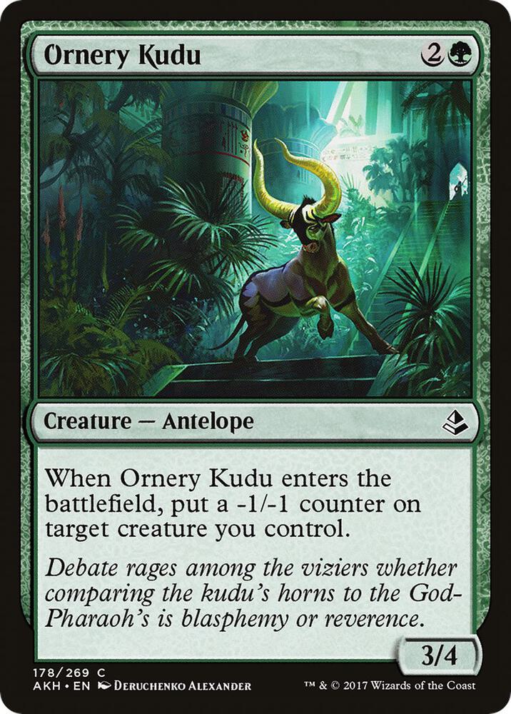 Ornery Kudu [Amonkhet] 178