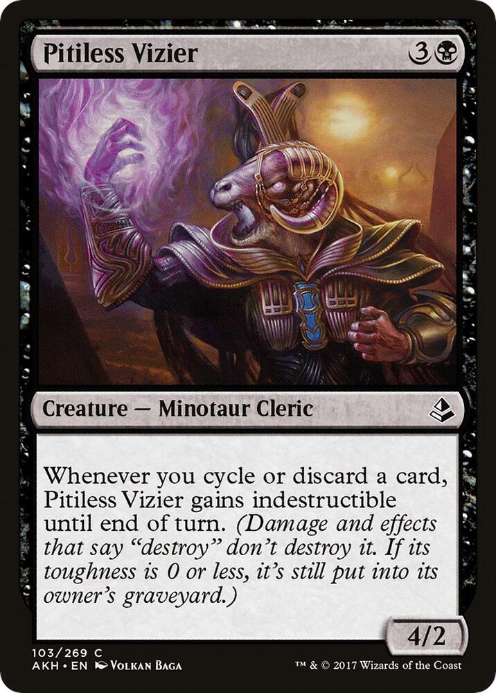 Pitiless Vizier [Amonkhet] 103