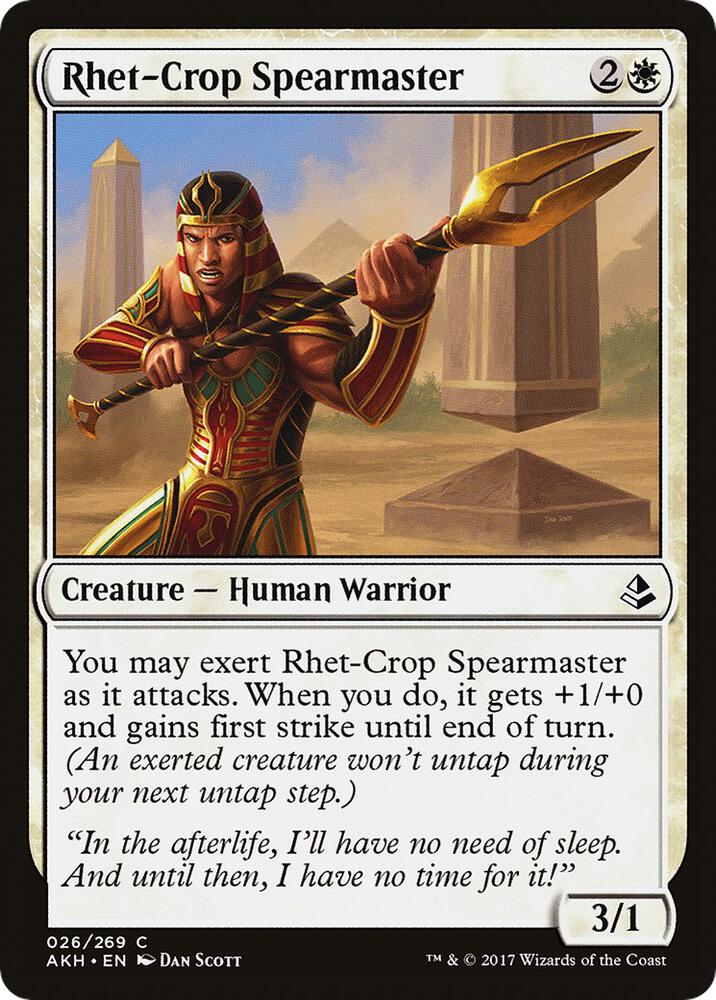 Rhet-Crop Spearmaster [Amonkhet] 26