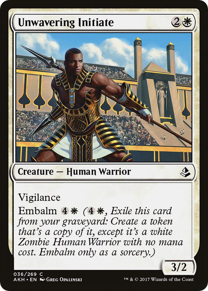 Unwavering Initiate [Amonkhet] 36