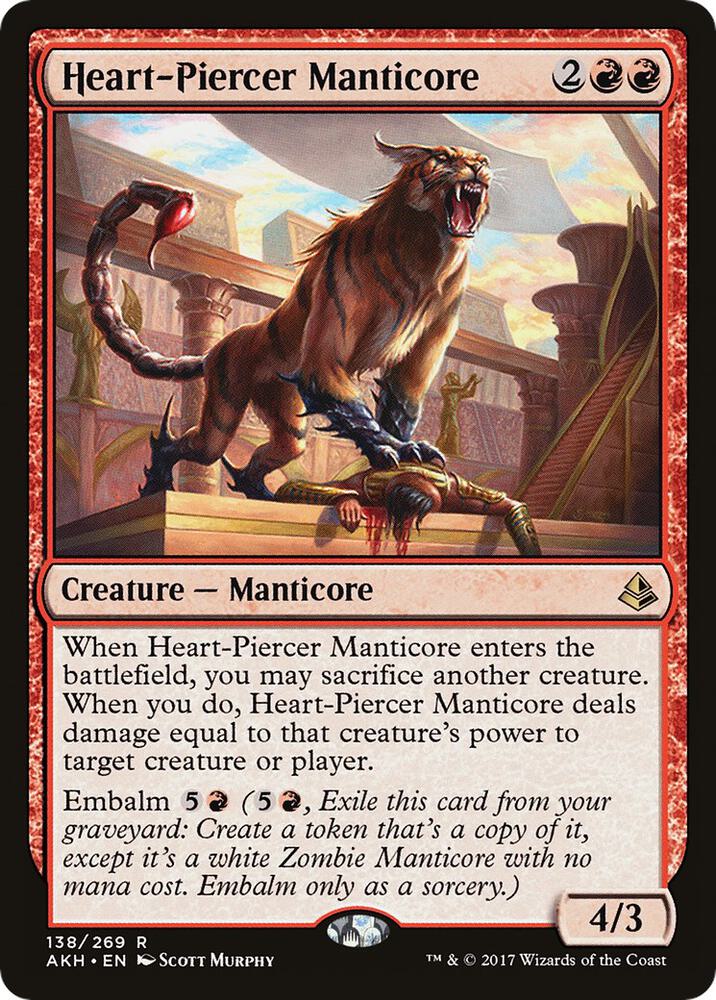Heart-Piercer Manticore [Amonkhet] 138