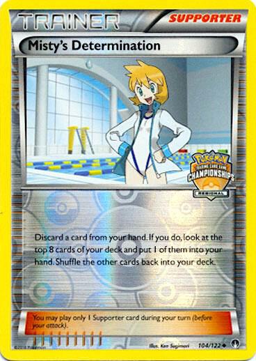 Misty's Determination - 104/122 (Regional Championships) [League & Championship Cards] 104/122