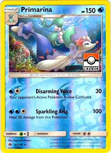 Primarina - 41/149 (Pokemon League) [League & Championship Cards] 041/149