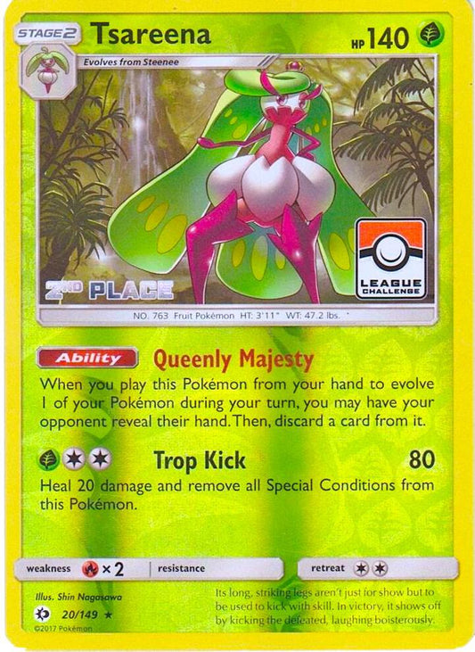 Tsareena - 20/149 (League Challenge) [2nd Place] [League & Championship Cards] 020/149