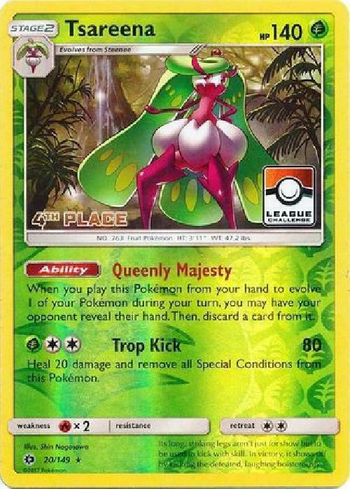 Tsareena - 20/149 (League Challenge) [4th Place] [League & Championship Cards] 020/149