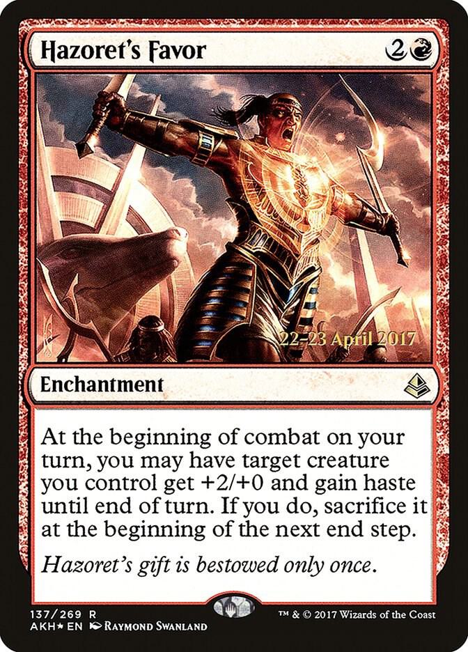 Hazoret's Favor [Prerelease Cards] 137