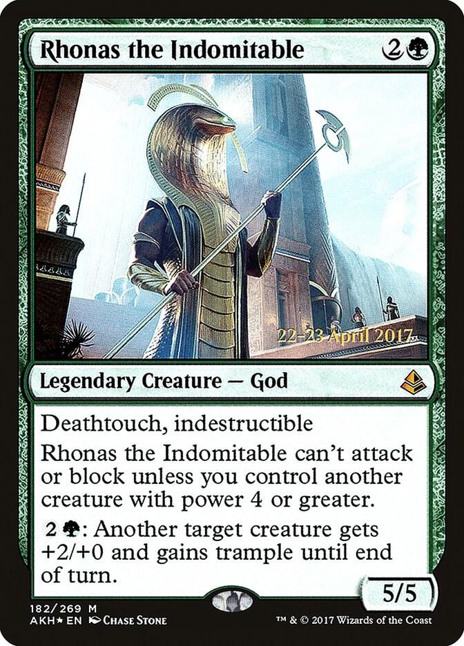 Rhonas the Indomitable [Prerelease Cards] 182