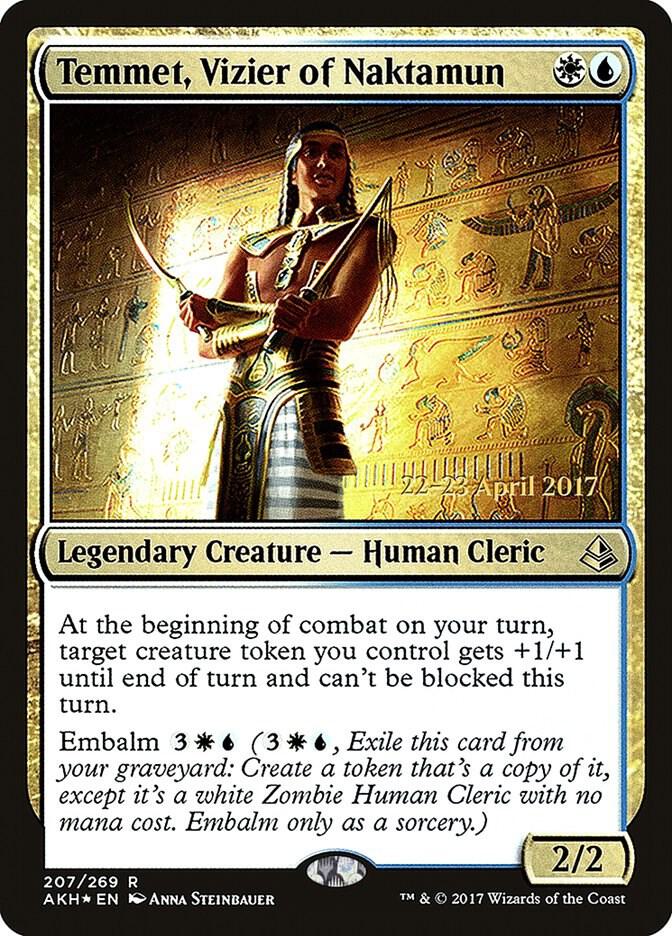 Temmet, Vizier of Naktamun [Prerelease Cards] 207