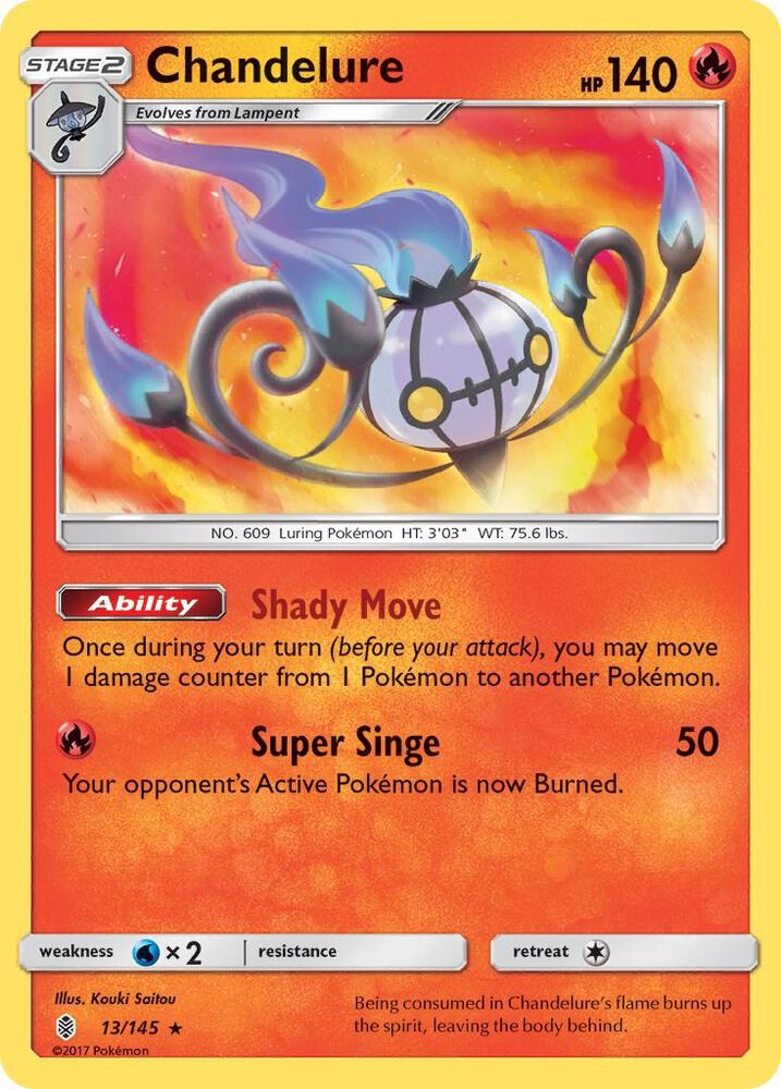 Chandelure [SM - Guardians Rising] 13/145