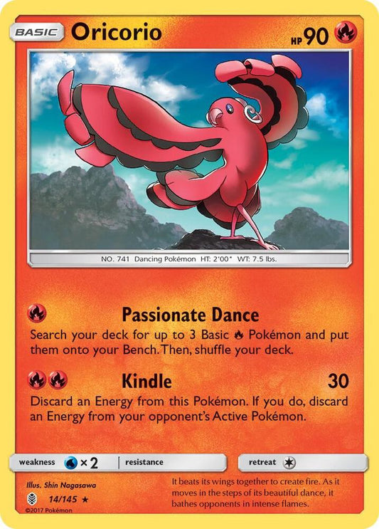 Oricorio (14) [SM - Guardians Rising] 14/145