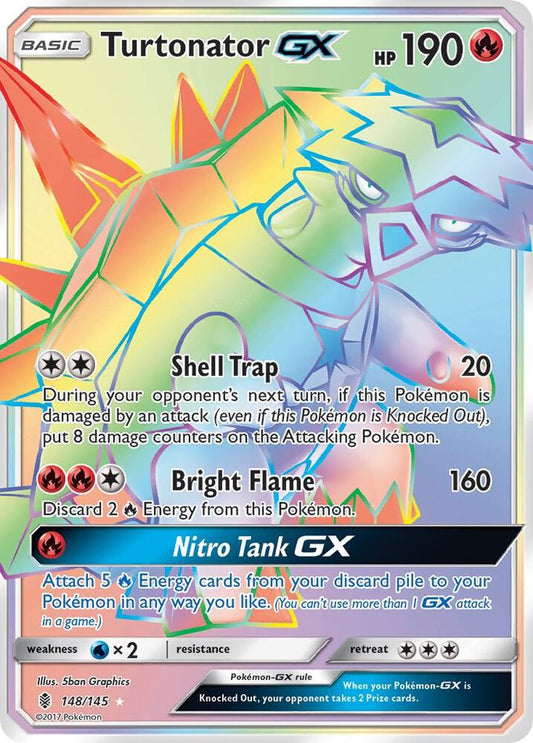 Turtonator GX (Secret) [SM - Guardians Rising] 148/145