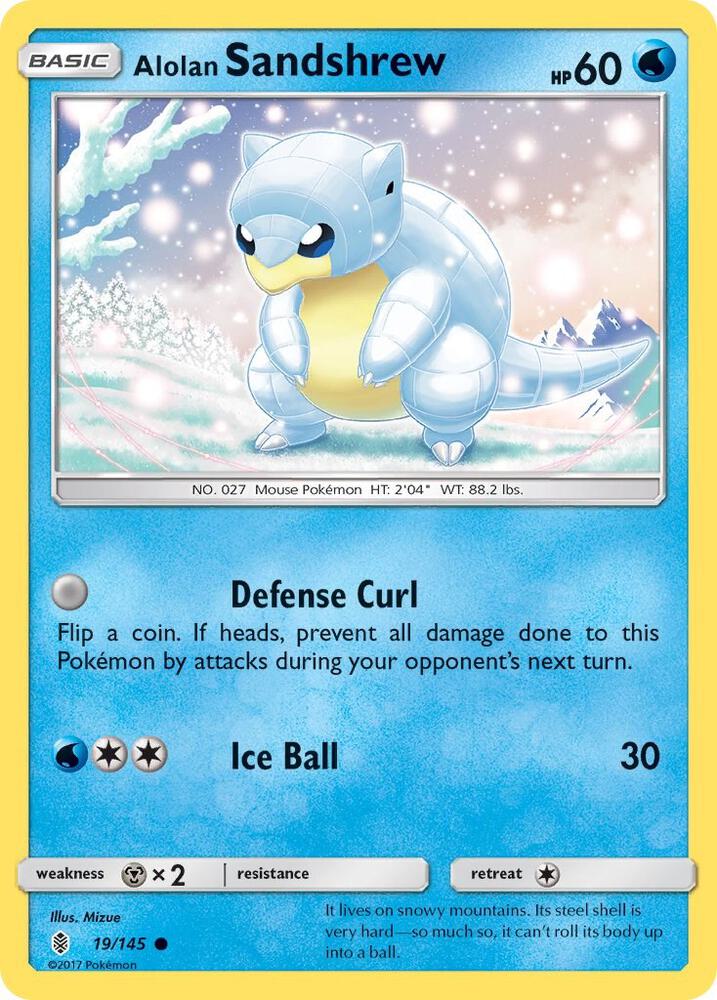 Alolan Sandshrew [SM - Guardians Rising] 19/145
