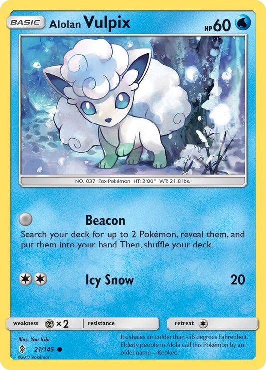 Alolan Vulpix [SM - Guardians Rising] 21/145