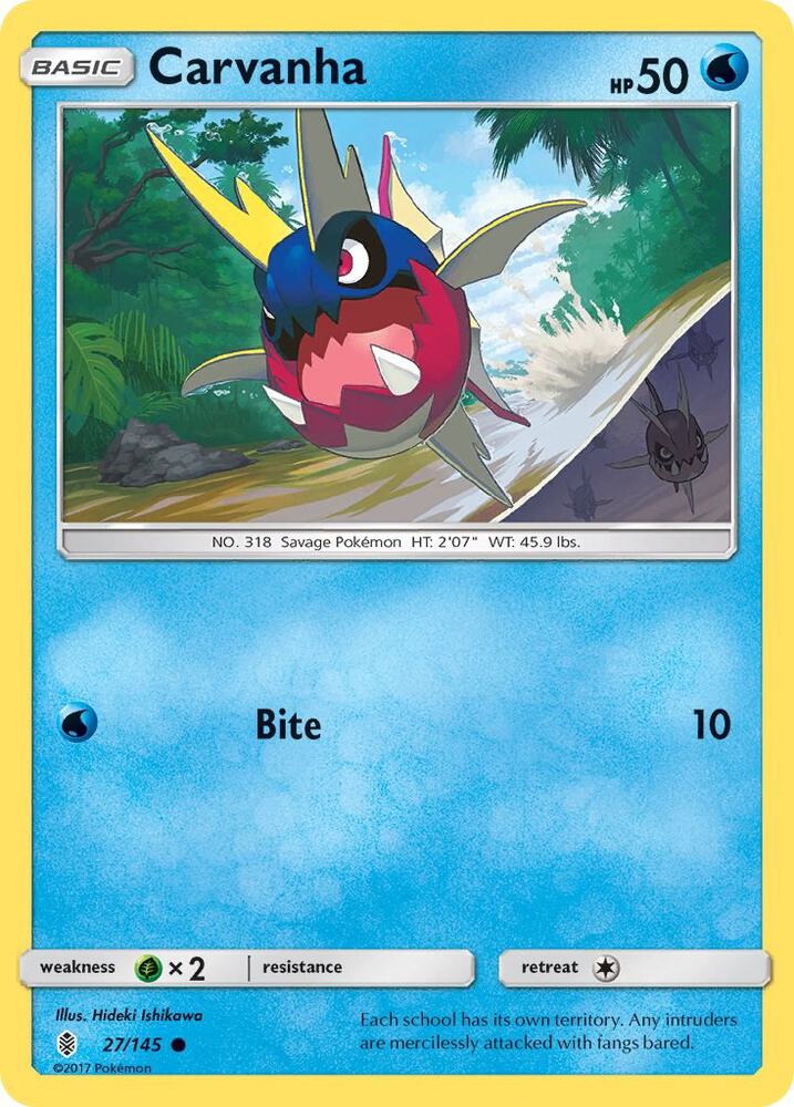 Carvanha [SM - Guardians Rising] 27/145
