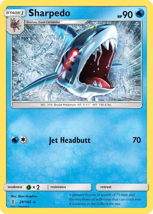 Sharpedo [SM - Guardians Rising] 28/145