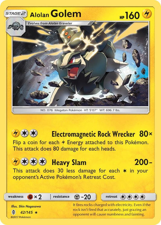 Alolan Golem [SM - Guardians Rising] 42/145