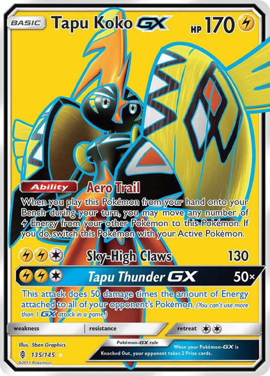 Tapu Koko GX (Full Art) [SM - Guardians Rising] 135/145