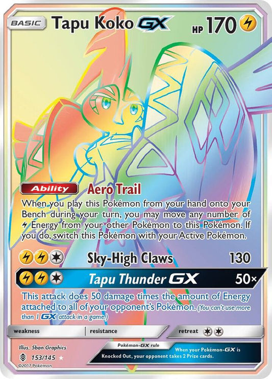 Tapu Koko GX (Secret) [SM - Guardians Rising] 153/145