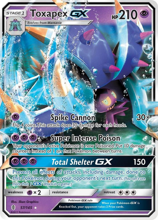 Toxapex GX [SM - Guardians Rising] 57/145