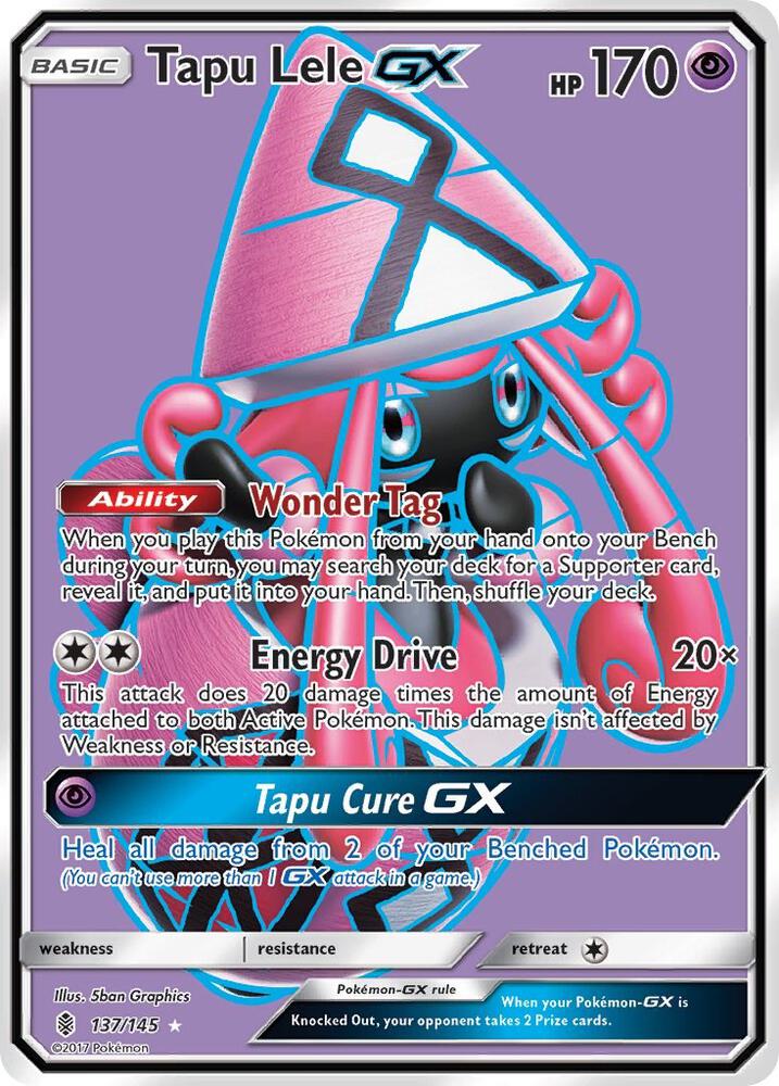 Tapu Lele GX (Full Art) [SM - Guardians Rising] 137/145