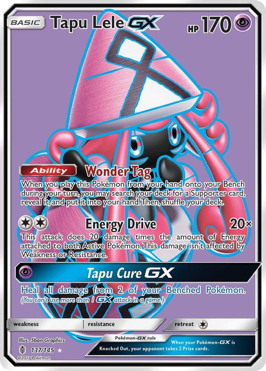 Tapu Lele GX (Full Art) [SM - Guardians Rising] 137/145
