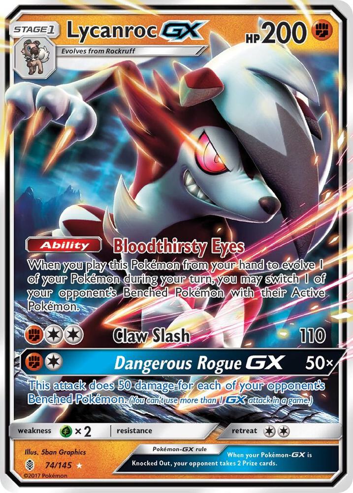 Lycanroc GX [SM - Guardians Rising] 74/145