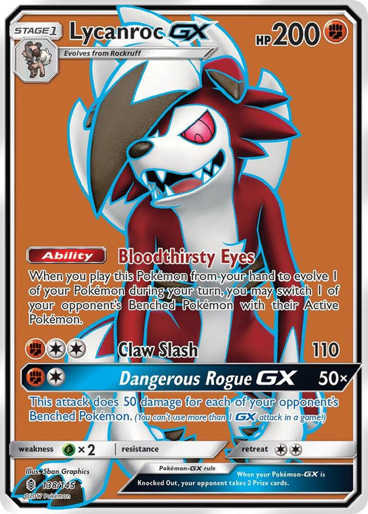 Lycanroc GX (Full Art) [SM - Guardians Rising] 138/145