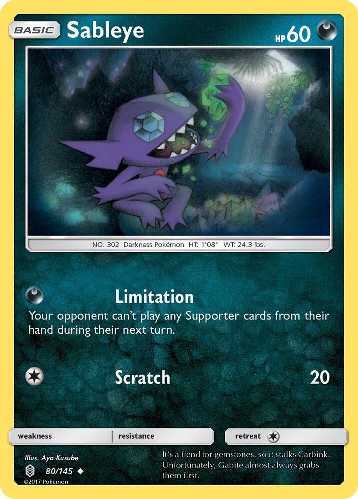 Sableye [SM - Guardians Rising] 80/145