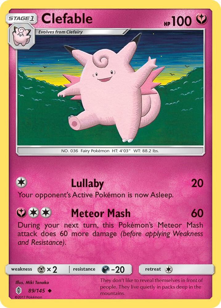 Clefable [SM - Guardians Rising] 89/145
