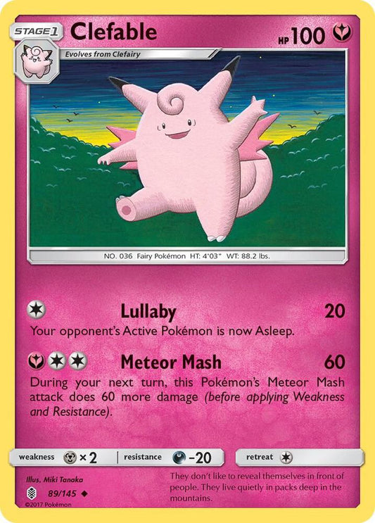 Clefable [SM - Guardians Rising] 89/145